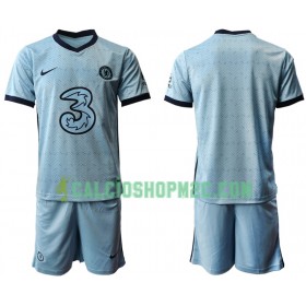 Chelsea Bambino Maglia Trasferta 2020/2021 Manica Corta (+ Pantaloncini)